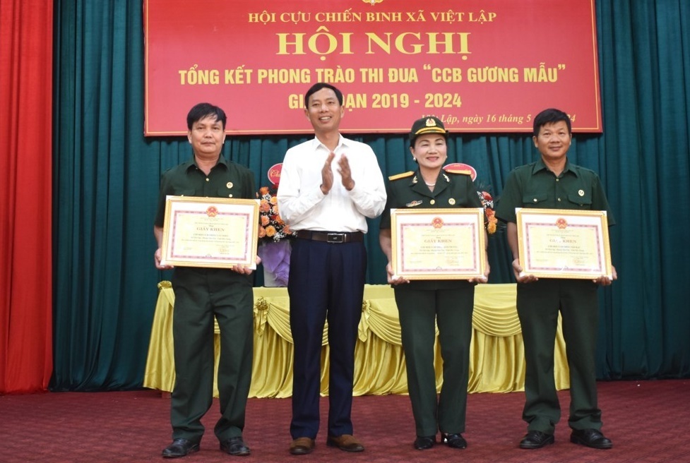 Hội CCB xã Việt Lập tổng kết phong trào thi đua: “ CCB gương mẫu” giai đoạn 2019-2024