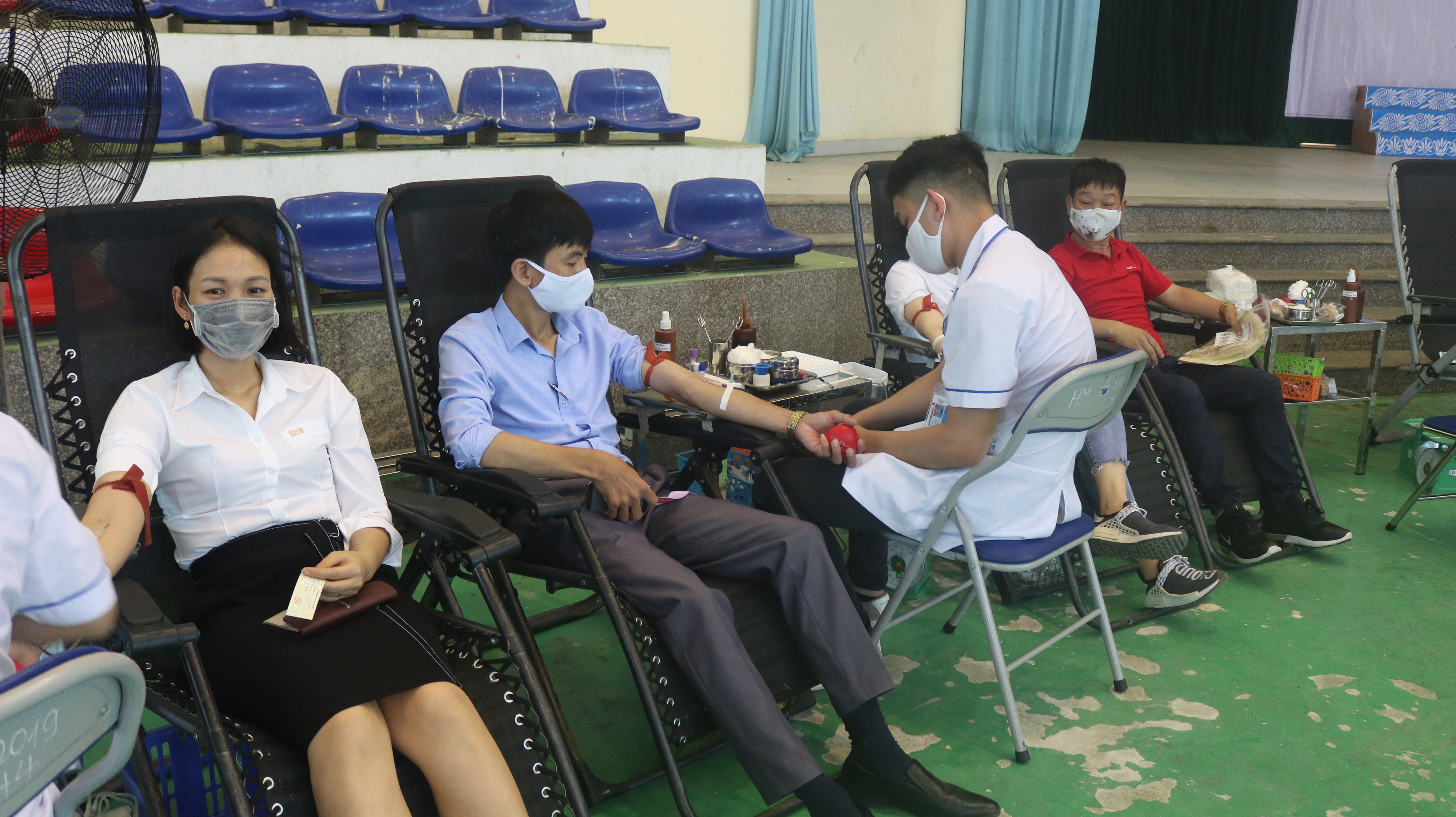 BCĐ vận động hiến máu tình nguyện huyện tổ chức Ngày hội hiến máu tình nguyện hè 2020
