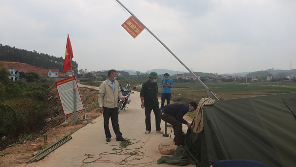 Cẩm Lý dỡ bỏ 5 chốt phòng dịch cách ly y tế tại thôn Kiệu Đông