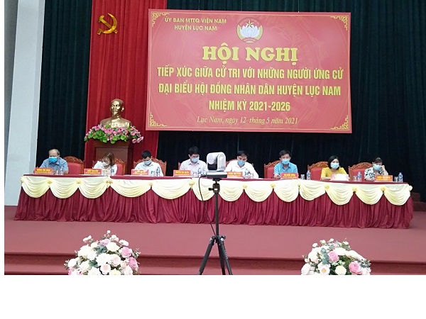 Ứng cử viên Đại biểu HĐND huyện thuộc đơn vị bầu cử số 1, tiếp xúc cử tri cụm các xã Tứ Sơn