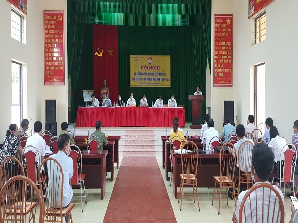 Đoàn Đại biểu HĐND tỉnh, HĐND huyện tiếp xúc cử tri cụm 3 xã, thị trấn