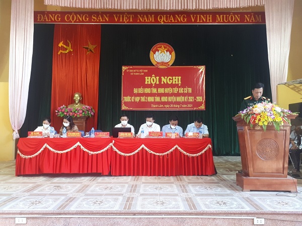 Đoàn đại biểu HĐND tỉnh, HĐND huyện tiếp xúc cử tri 3 xã: Thanh Lâm, Bảo Sơn và Bảo Đài