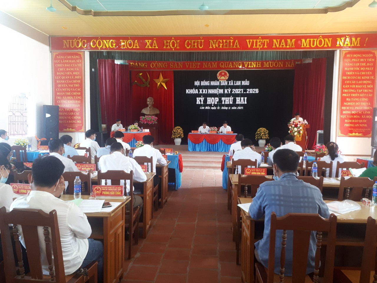 HĐND xã Lan Mẫu tổ chức kỳ họp thứ 2