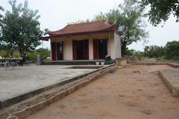 Phát hiện dấu vết kiến trúc thời Trần tại chùa Đám Trì xã Lục Sơn