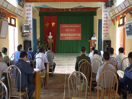 UBND huyện- UBMTQ huyện công khai kết quả giải quyết tố cáo đối với ông Dương Văn Thanh và ông...