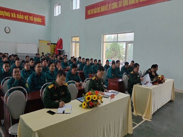 BCHQS huyện Lục Nam: Tập huấn cán bộ DQTV năm 2023