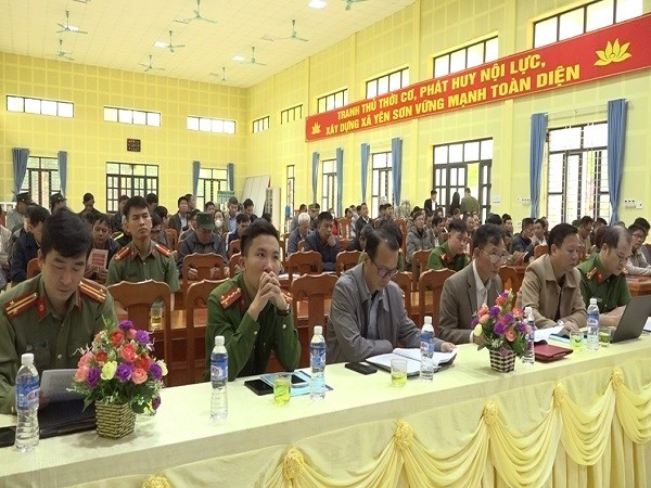 Công an tỉnh tuyên truyền, vận động nhân dân tham gia phòng chống tội phạm tại Yên Sơn