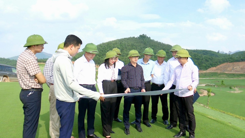 Bí thư Huyện ủy kiểm tra tiến độ thực hiện Dự án sân Golf và nghỉ dưỡng Bắc Giang