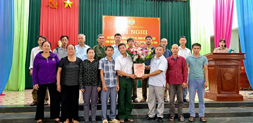 HND xã Nghĩa Phương tổ chức ra mắt chi hội nghề nghiệp trồng  cây Na Thái