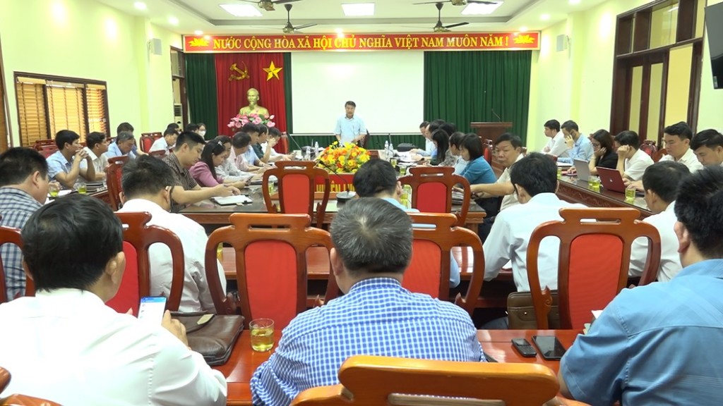 UBND huyện tổ chức hội nghị lấy bỏ phiếu đề nghị xét, công nhận huyện Lục Nam đạt chuẩn Nông thôn mới