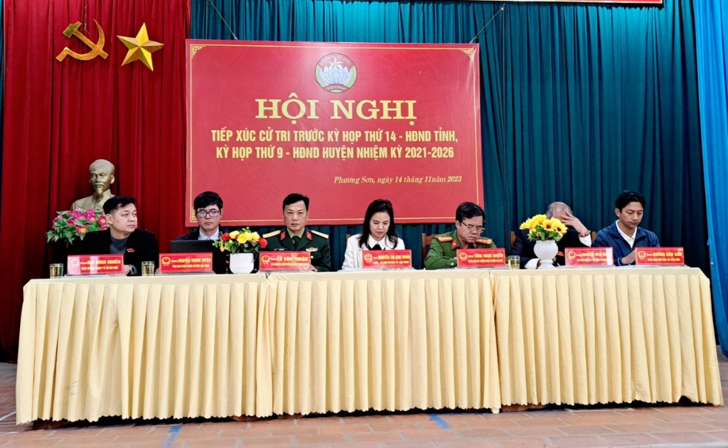 Đại biểu HĐND tỉnh, huyện Lục Nam tiếp xúc với cử tri trước kỳ họp thứ 14, HĐND tỉnh và kỳ họp...