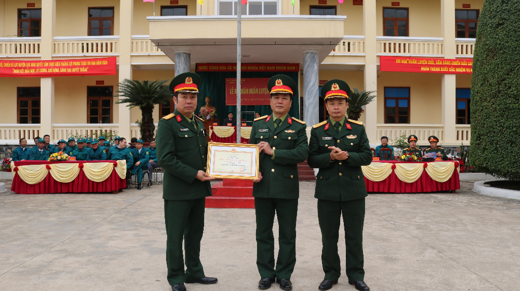 BCHQS huyện Lục Nam ra quân huấn luyện và phát động phong trào thi đua năm 2024