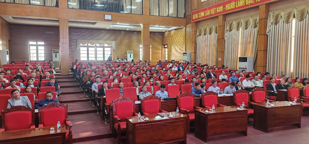 HND huyện Lục Nam tổ chức hội nghị quán triệt, triển khai Nghị quyết của Bộ chính trị về đổi mới,...