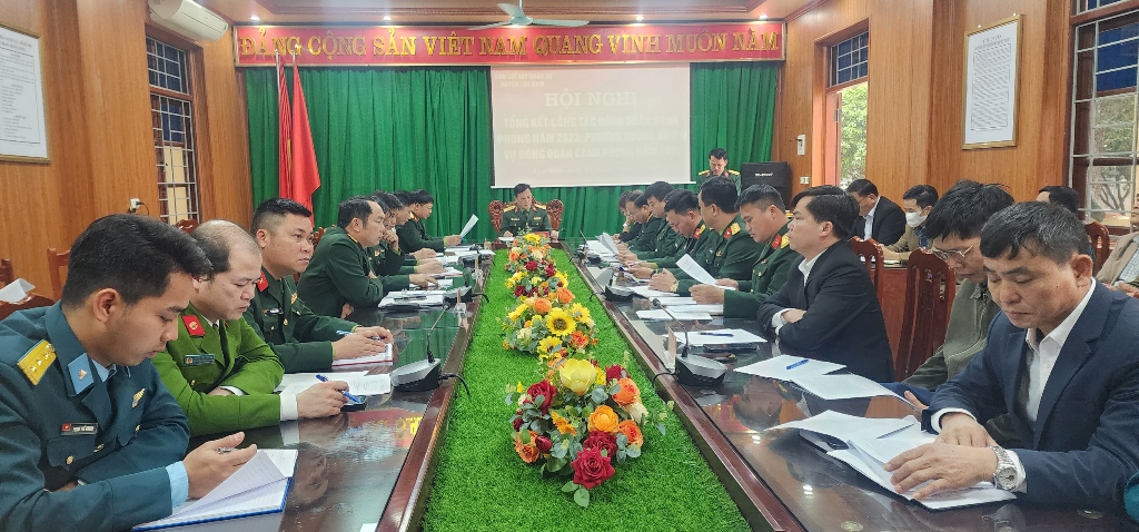 Ban Chỉ huy Quân sự huyện Lục Nam triển khai nhiệm vụ đóng quân canh phòng năm 2024