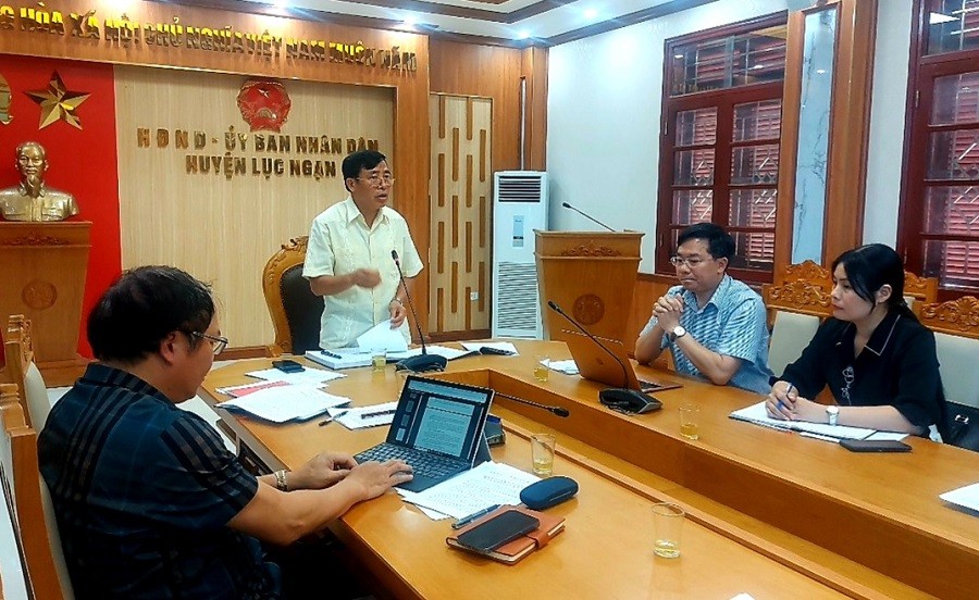 Ban Văn hóa  Xã hội HĐND tỉnh khảo sát tại huyện Lục Ngạn