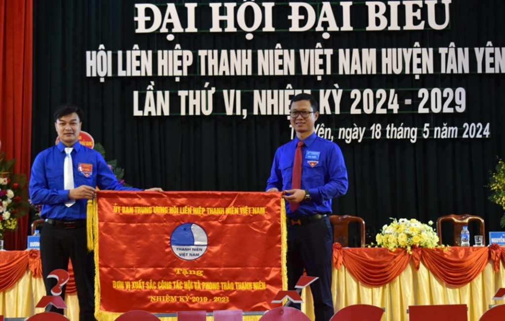 Đại hội đại biểu Hội LHTN Việt Nam huyện Tân Yên lần thứ VI