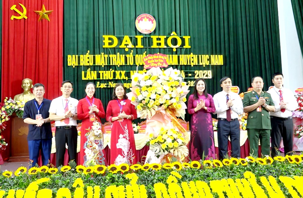 Đại hội Đại biểu MTTQ Việt Nam huyện Lục Nam lần thứ XX, nhiệm kỳ 2024-2029