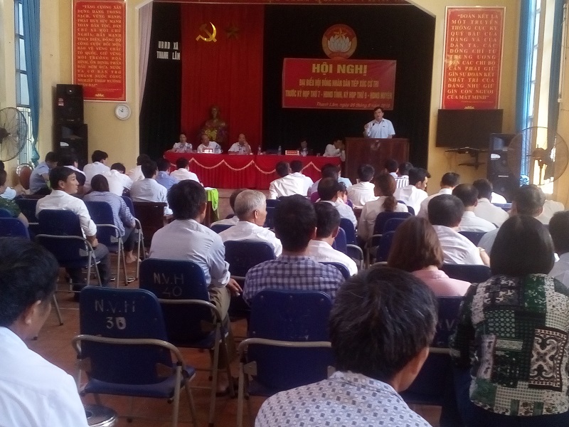 Đoàn đại biểu HĐND tỉnh, huyện tiếp xúc với cử tri xã Thanh Lâm, Bảo Sơn, Bảo Đài