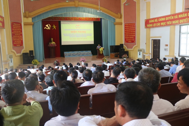Hội nông dân huyện tổ chức quán triệt Nghị quyết đại hội đại biểu toàn quốc Hội nông dân Việt Nam lần thứ VII, nhiệm kỳ 2018-2023