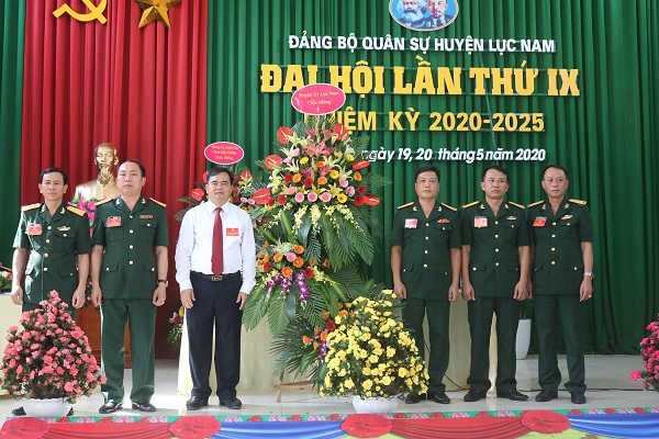 Đảng bộ Quân sự huyện Đại hội lần thứ IX, nhiệm kỳ 2015-2020