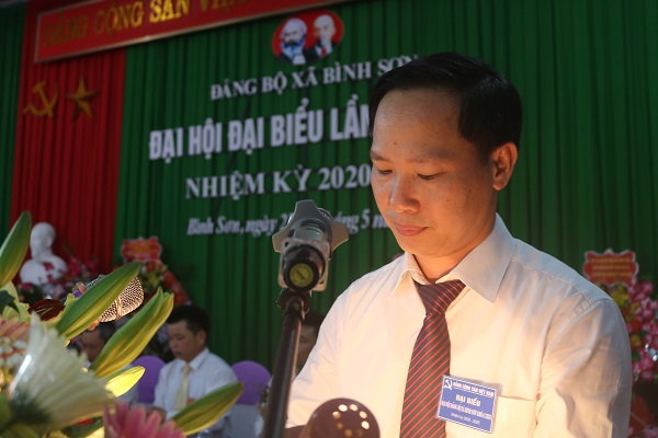 Đảng bộ xã Bình Sơn tổ chức Đại hội đại biểu lần thứ XXIII