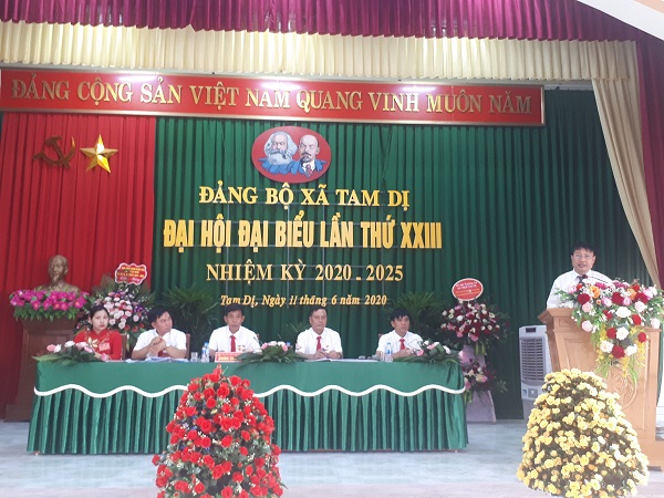 Đảng bộ xã Tam Dị Đại hội đại biểu lần thứ XXIII