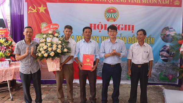 HND huyện thành lập Hợp tác xã thủy sản Đồng Tiến xã Yên Sơn