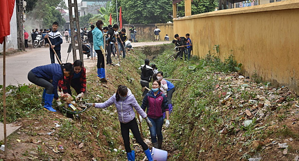 Hội phụ nữ Tân Yên với cuộc vận động 5 không 3 sạch  Gắn với vệ sinh môi trường
